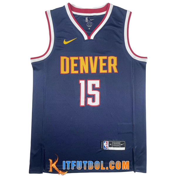 Camisetas Denver Nuggets (JOKIC #15) 2023/24 Azul marino