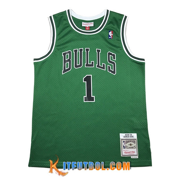 Camisetas Chicago Bulls (Rosa #1) 2023/24 Verde