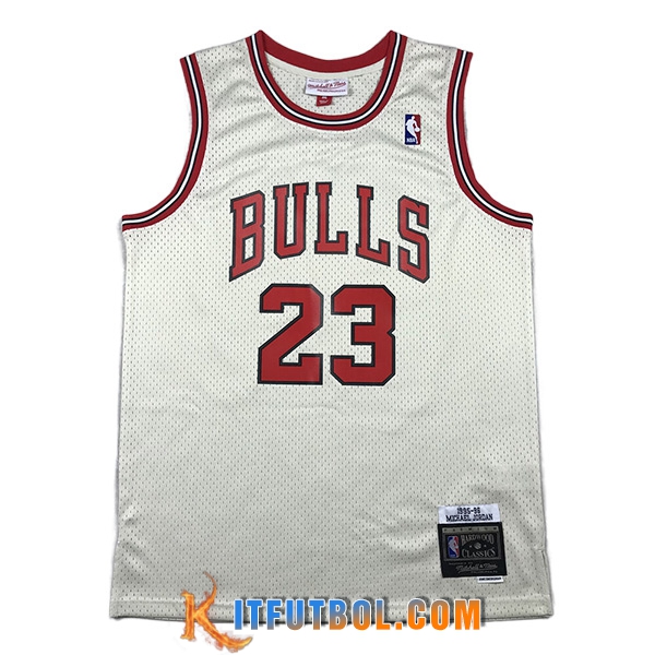 Camisetas Chicago Bulls (JORDAN #23) 2023/24 Blanco -03