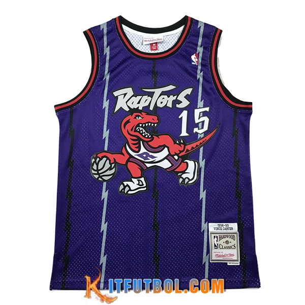 Camisetas Toronto Raptors (CARTER #15) 2023/24 Violeta