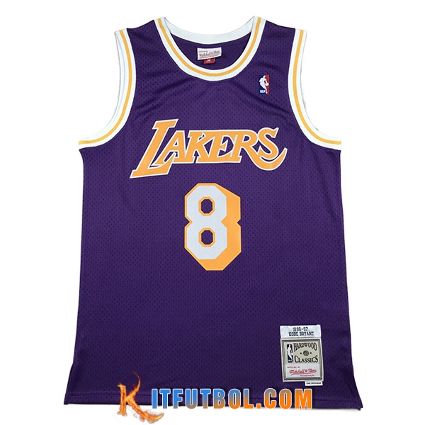 Camisetas Los Angeles Lakers (BRYANT #8) 2023/24 Violeta