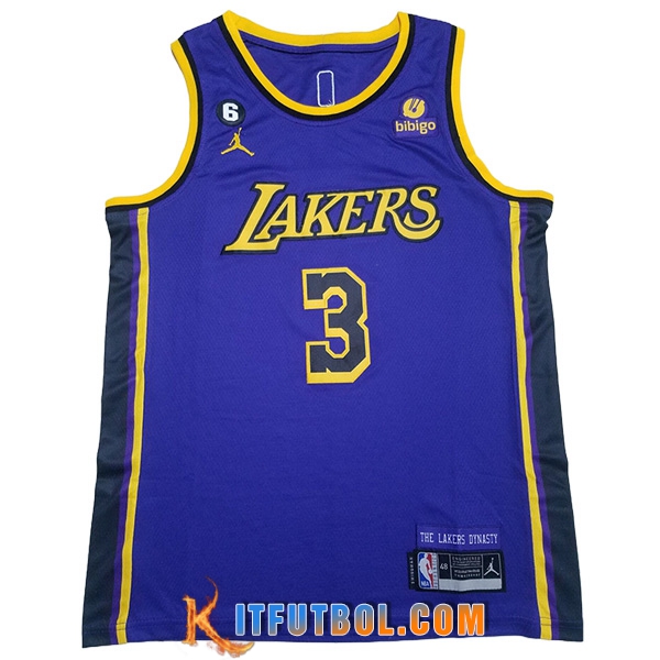 Camisetas Los Angeles Lakers (DAVIS #3) 2023/24 Rojo