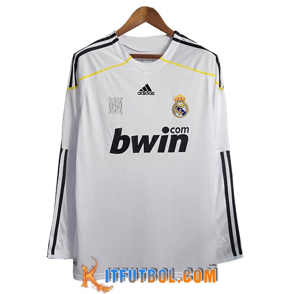 Camisetas De Futbol Real Madrid Retro Primera Manga Larga 2009/2010