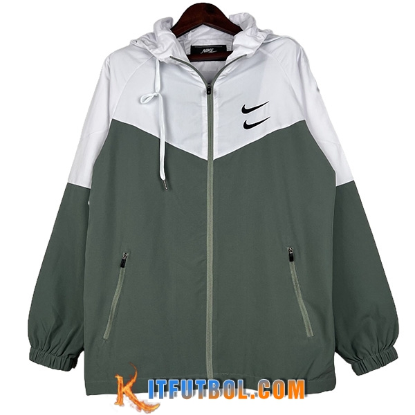 Rompevientos Nike Verde/Blanco 2023/2024