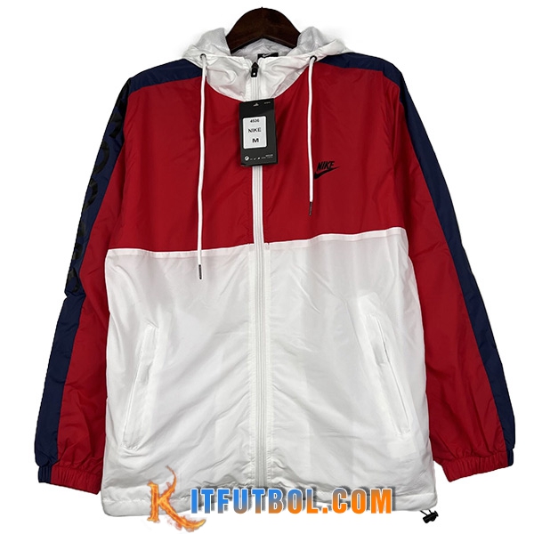 Rompevientos Nike Rojo/Blanco 2023/2024