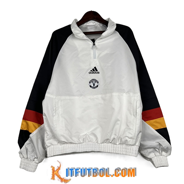 Rompevientos Manchester United Blanco 2023/2024