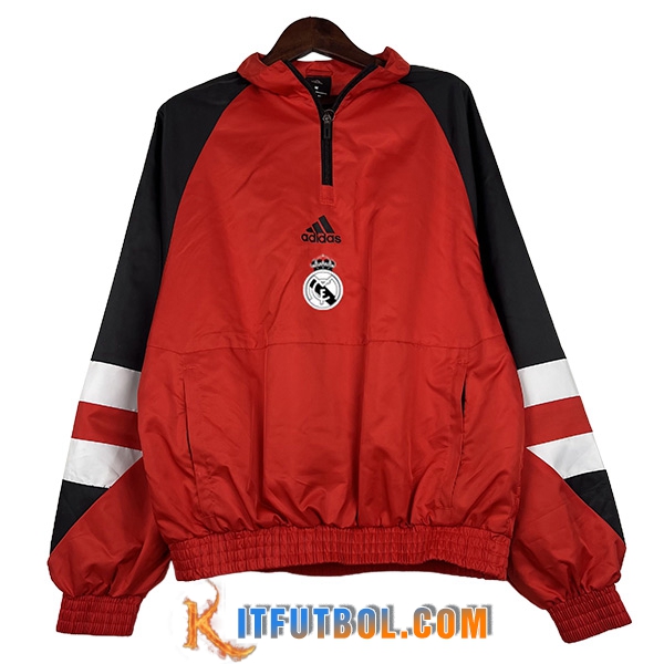 Rompevientos Real Madrid Rojo 2023/2024