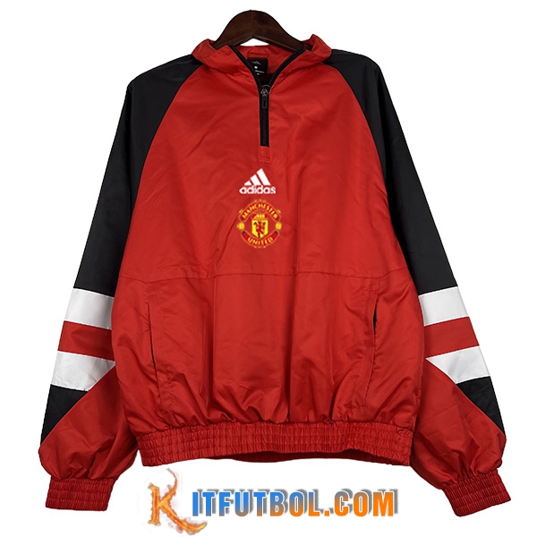 Rompevientos Manchester United Rojo 2023/2024