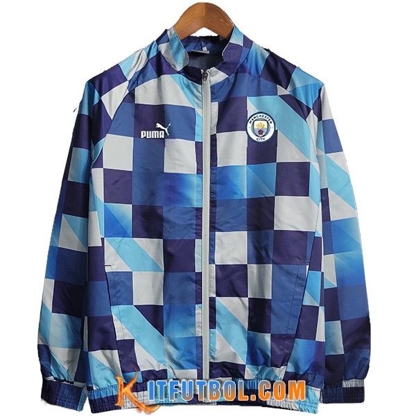 Rompevientos Manchester City Azul/Blanco 2023/2024
