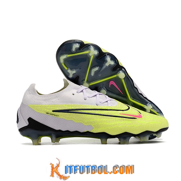 Nike Botas De Fútbol Phantom GX Elite FG Verde/Blanco