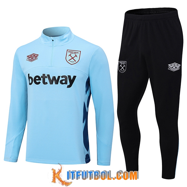 Chandal Equipos De Futbol West Ham Azul Claro 2023/2024