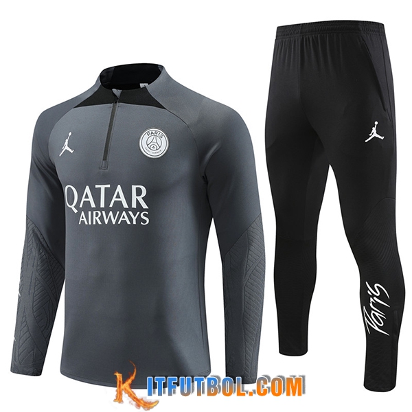 Chandal Equipos De Futbol PSG Gris 2023/2024