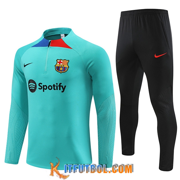 Chandal Equipos De Futbol FC Barcelona Verde 2023/2024 -03