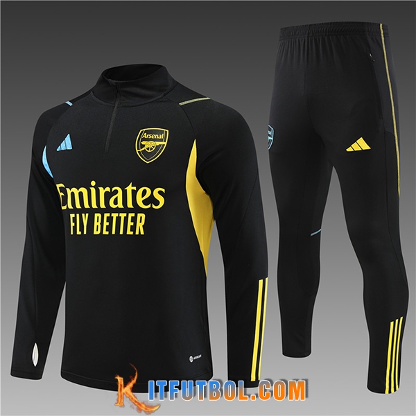 Chandal Equipos De Futbol Arsenal Ninos Negro 2023/2024 -02