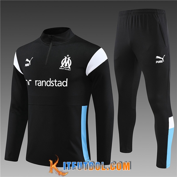 Chandal Equipos De Futbol Marsella Ninos Negro 2023/2024