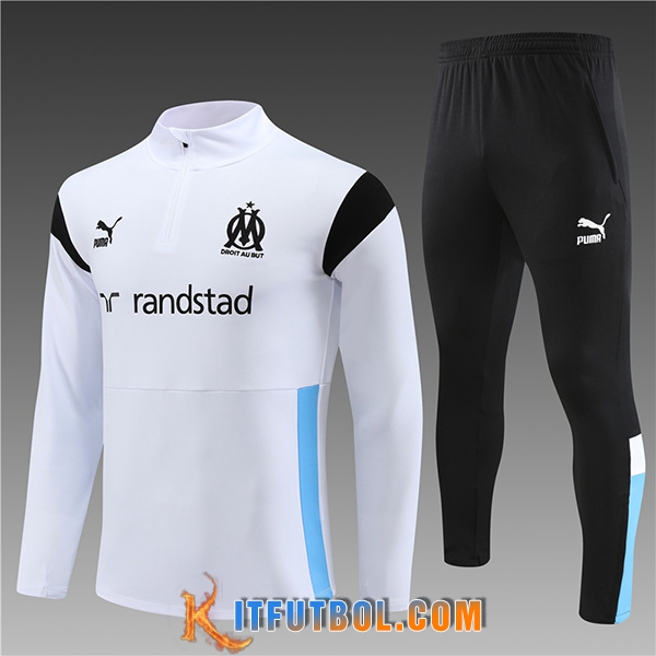 Chandal Equipos De Futbol Marsella Ninos Blanco 2023/2024