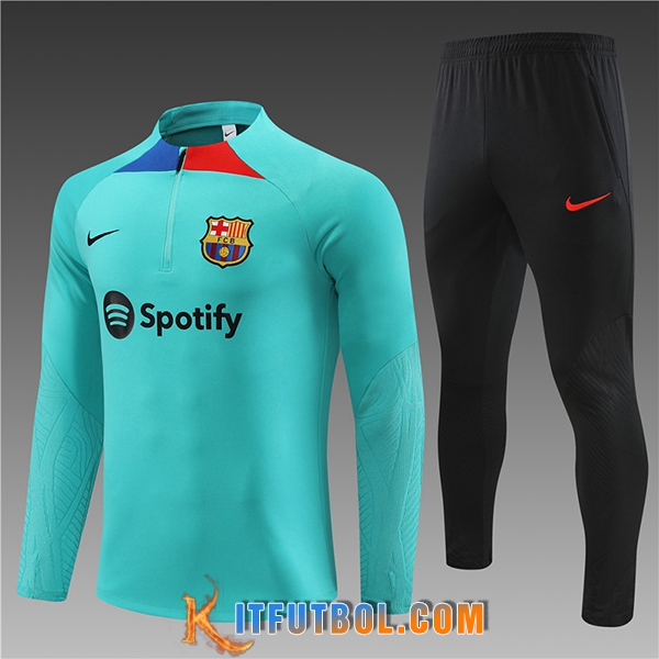 Chandal Equipos De Futbol FC Barcelona Ninos Verde 2023/2024 -02