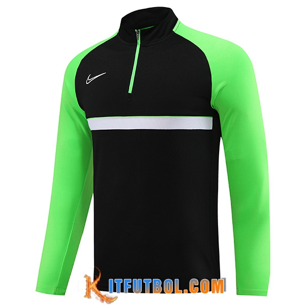 Sudadera De Entrenamiento Nike Negro/Verde 2023/2024