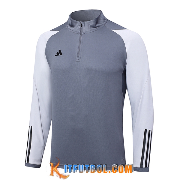 Sudadera De Entrenamiento Adidas Gris 2023/2024
