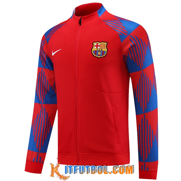 Chaquetas Futbol FC Barcelona Rojo 2023/2024