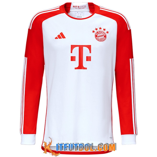 Nueva Camisetas De Futbol Bayern Munich Primera Manga Larga 2023/2024