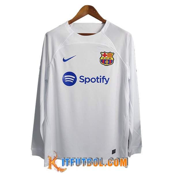Camisetas De Futbol FC Barcelona Segunda Manga Larga 2023/2024