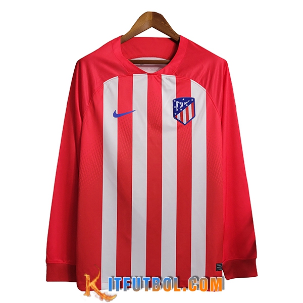 Camisetas De Futbol Atletico Madrid Primera Manga Larga 2023/2024