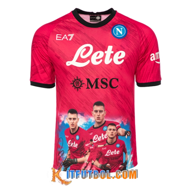 SSC Napoli Face Game Gollini Match Shirt 2022/2023