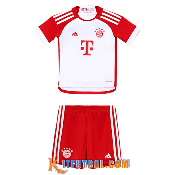Camisetas De Futbol Bayern Munich Ninos Primera 2023/2024