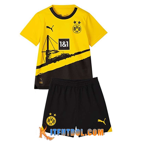 Camisetas De Futbol Dortmund Ninos Primera 2023/2024