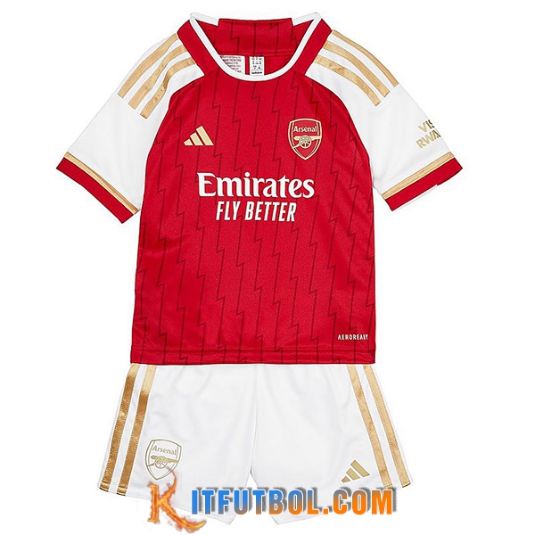 Camisetas De Futbol Arsenal Ninos Primera 2023/2024