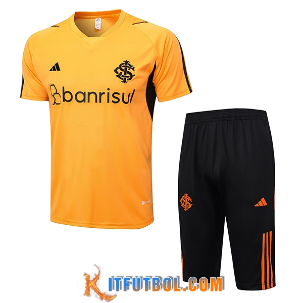 Camiseta Entrenamiento + Cortos Brasil Naranja 2023/2024