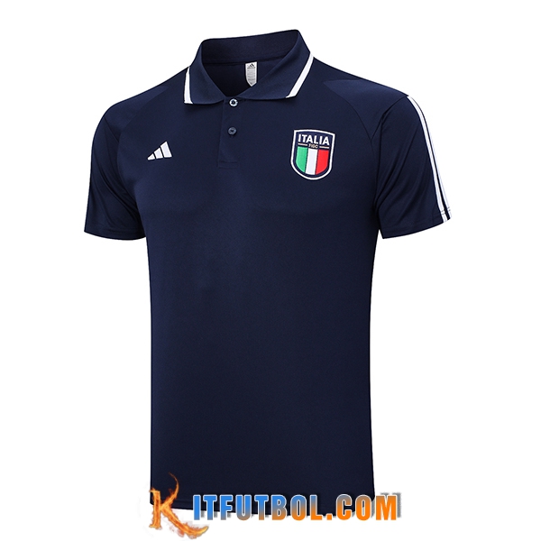 Camiseta Polo Italia Azul marino 2023/2024 -04