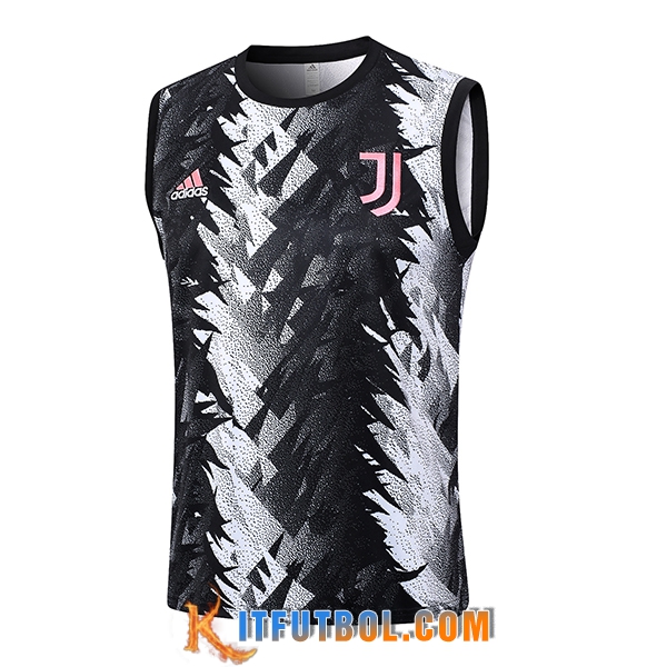 Chalecos De Futbol Juventus Negro/Blanco 2023/2024 -02