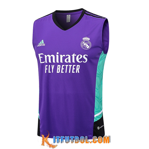 Chalecos De Futbol Real Madrid Violeta 2023/2024 -02