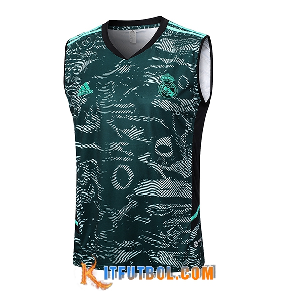 Chalecos De Futbol Real Madrid Verde 2023/2024 -02