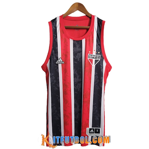 Chalecos De Futbol Sao Paulo FC Rojo/Negro 2023/2024