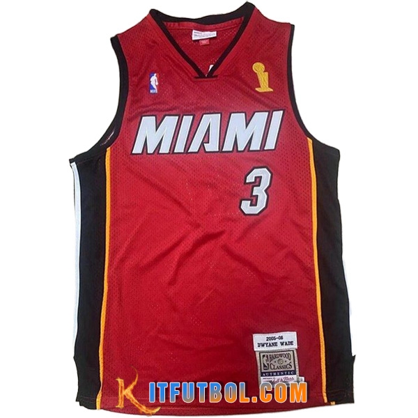 Camisetas Miami Heat (WAED #3) 2023/24 Rojo