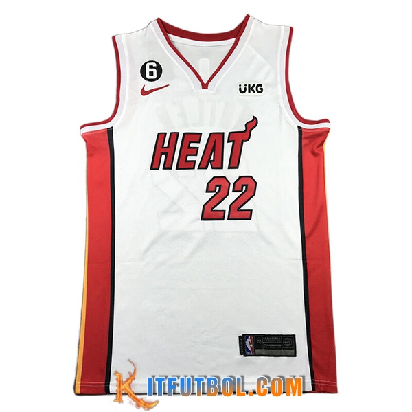 Camisetas Miami Heat (BUTLER #22) 2023/24 Blanco