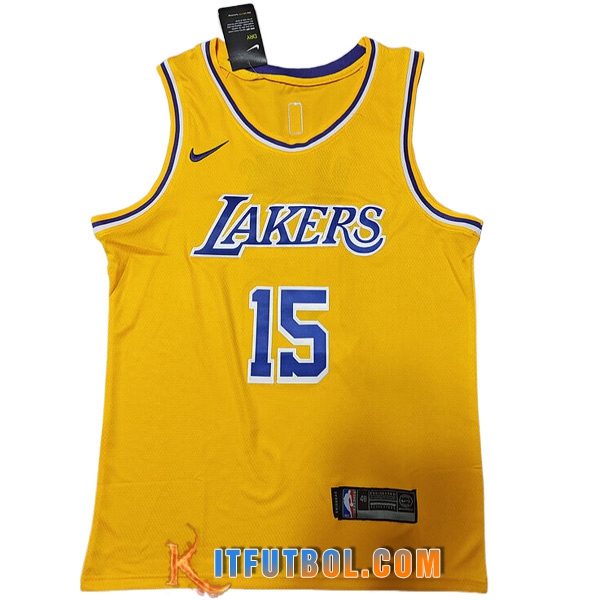 Camisetas Los Angeles Lakers (REAVES#15) 2023/24 Amarillo