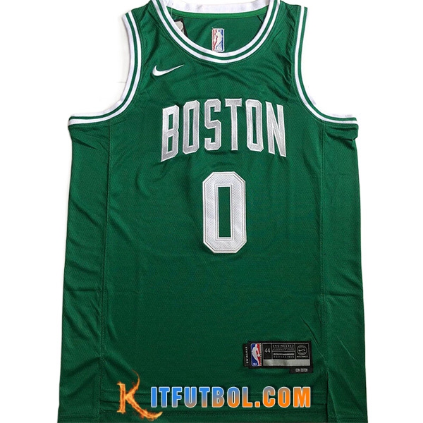 Camisetas Boston Celtics (TATUM #0) 2023/24 Verde