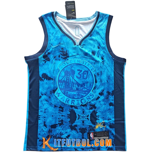 Camisetas Golden State Warriors (CURRY #30) 2023/24 Azul -02