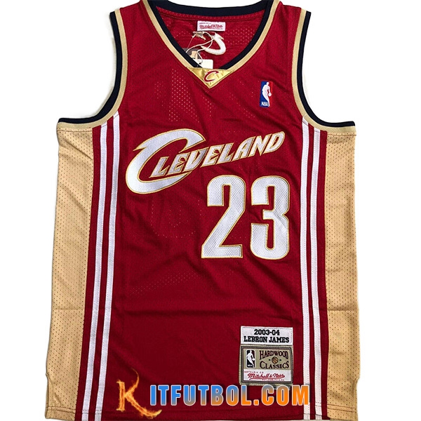 Camisetas Cleveland Cavaliers (JAMES #23) 2023/24 Rojo