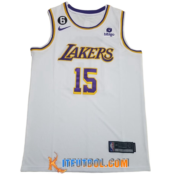 Camisetas Los Angeles Lakers (REAVES #15) 2023/24 Blanco