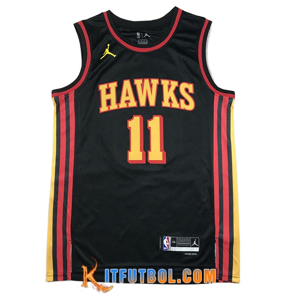 Camisetas Atlanta Hawks (YOUNG #11) 2023/24 Negro