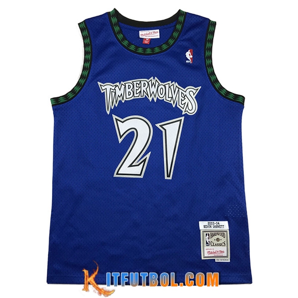 Camisetas Minnesota Timberwolves (GARNETT #21) 2023/24 Azul