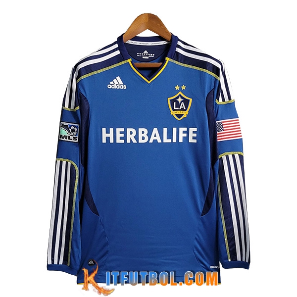 Camisetas De Futbol LA Galaxy Retro Segunda Manga Larga 2011/2012