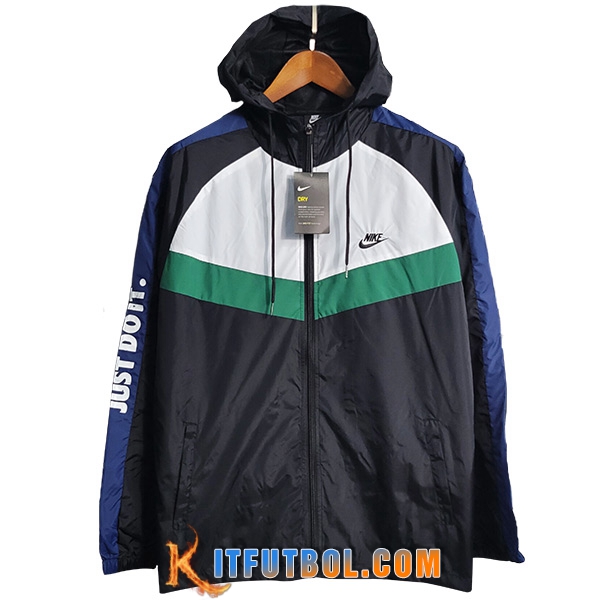 Rompevientos Nike Blanco/Verde/Negro 2023/2024
