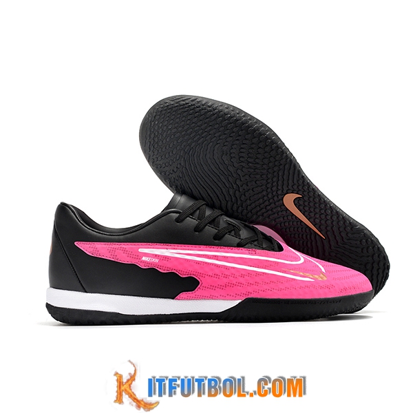 Nike Botas De Fútbol Phantom GX Academy IC Negro/Rosa