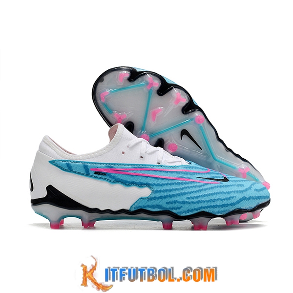Nike Botas De Fútbol Phantom GX Academy FG Azul/Blanco